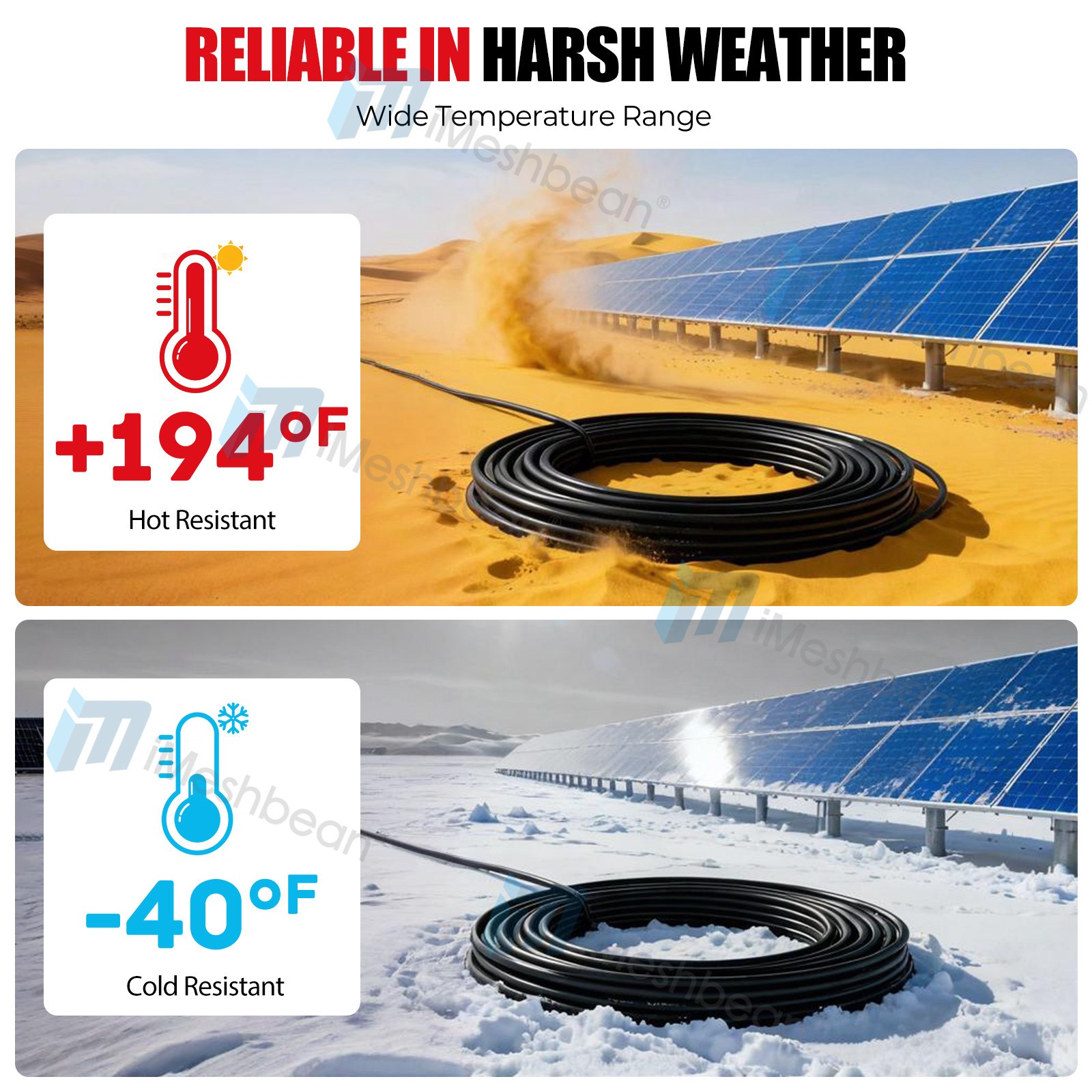 10AWG Solar Panel Extension Cable Tinned Copper Solar Cable PV Wire Connectors