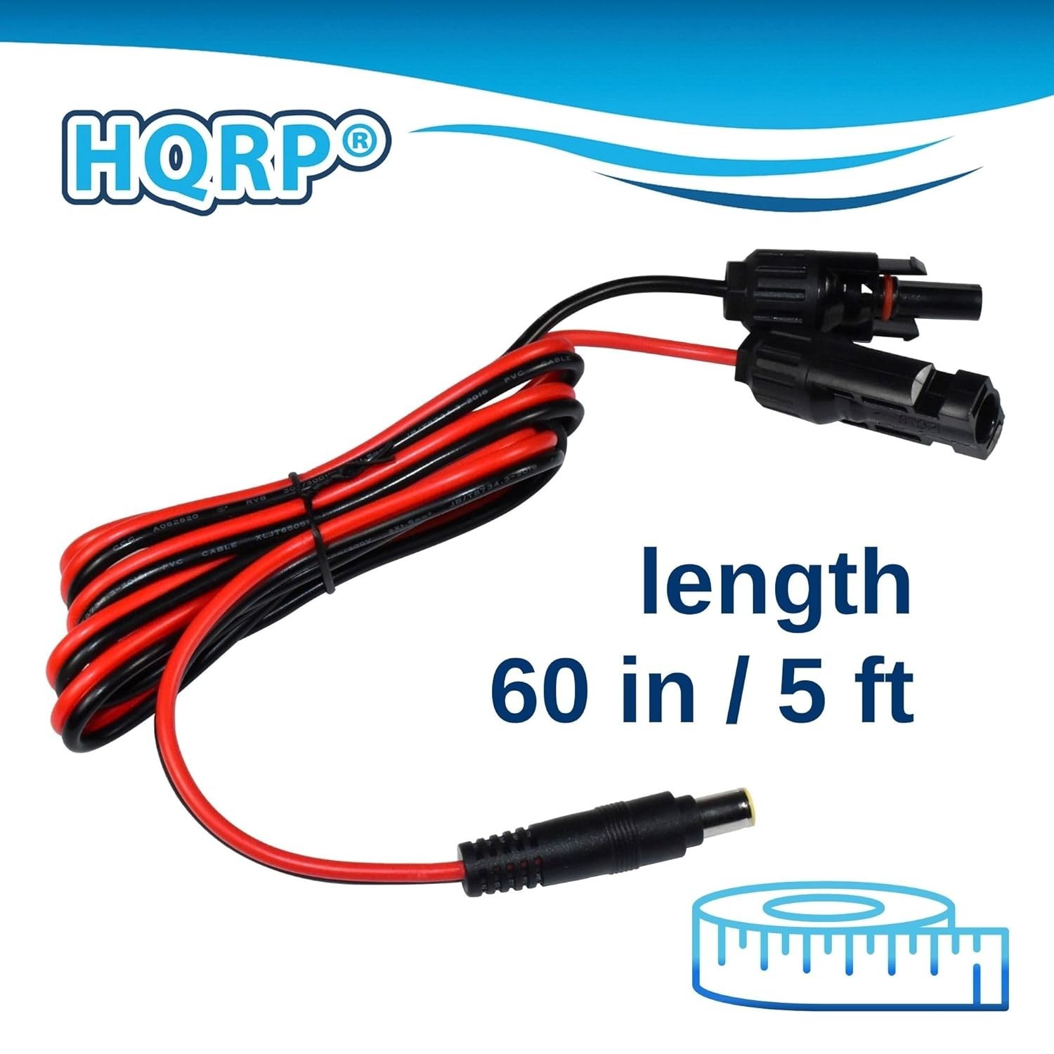 Solar Charging Cable to DC7909 Plug for Bluetti EB3A EB70S B80, PV120 PV200