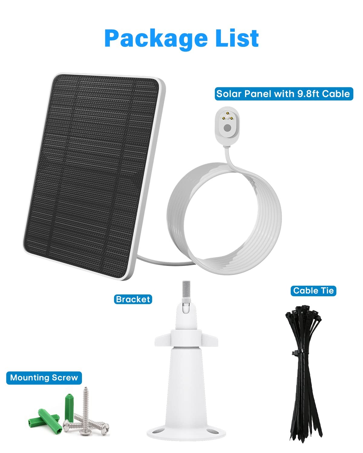 Upgraded Solar Panel Charging Compatible with Arlo Pro 4, Pro 3, Ultra 2, 4W …
