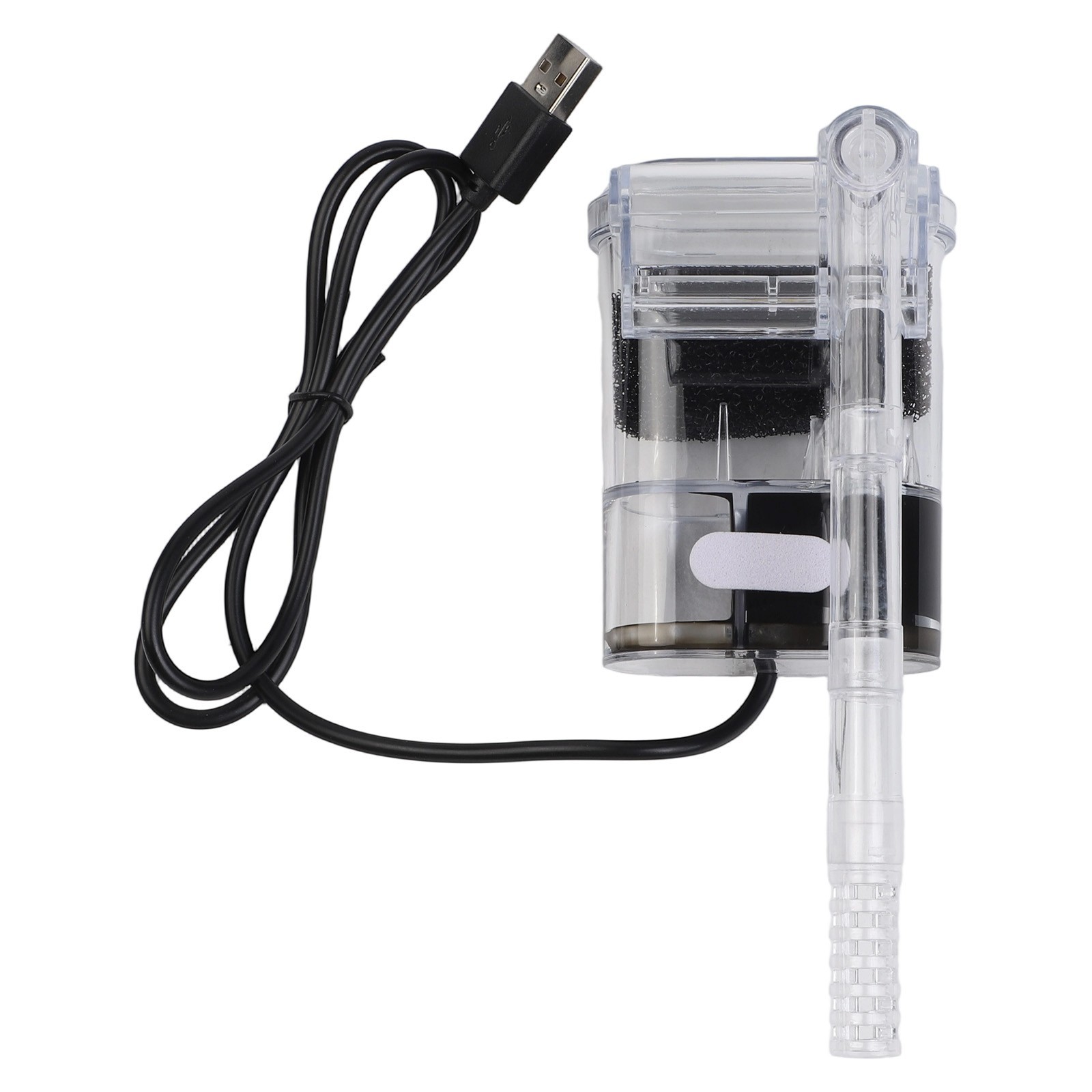 Aquatic Environment Enhancer Compact USB Wall Mounted Fish Tank Filter