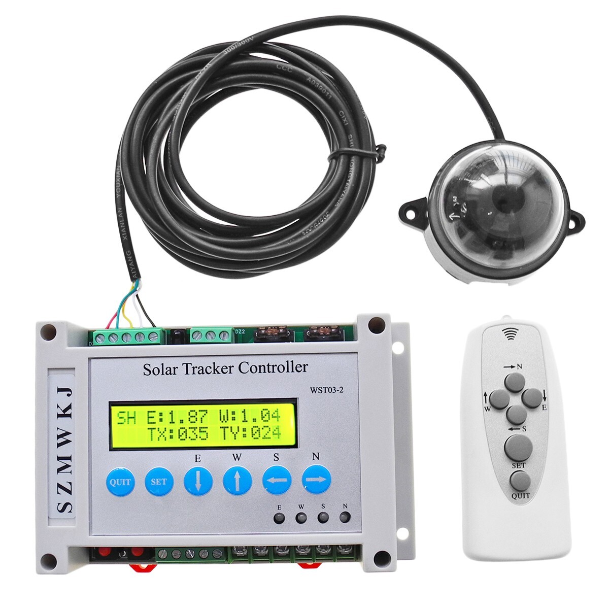 Complete Kit Sunlight Track Electronic Single Axis Solar Tracker Tracking System