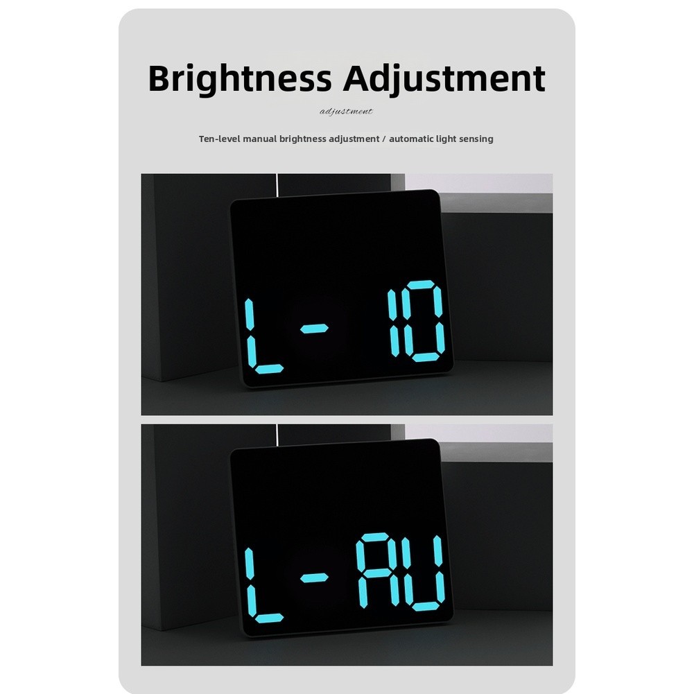 RGB Color Changing LED Wall Clock with Large Display Calendar for Living Room