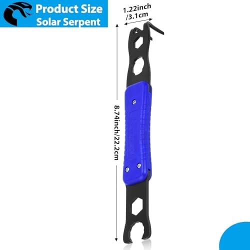 Mc4 Disconnect Tool, Solar Serpent 5-in-1 Multipurpose Solar Connector Tool, …