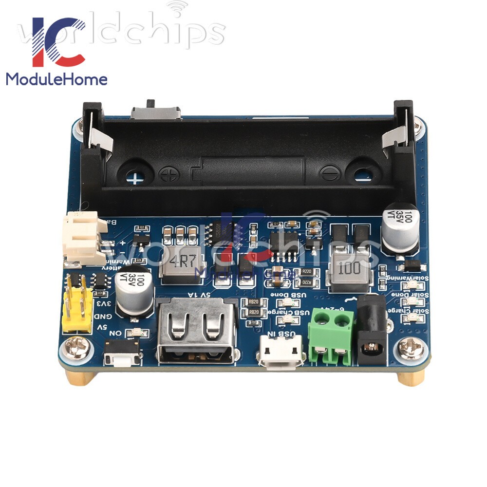 Power Manager Module for 6V~24V Solar Panel Support MPPT USB Battery Charging