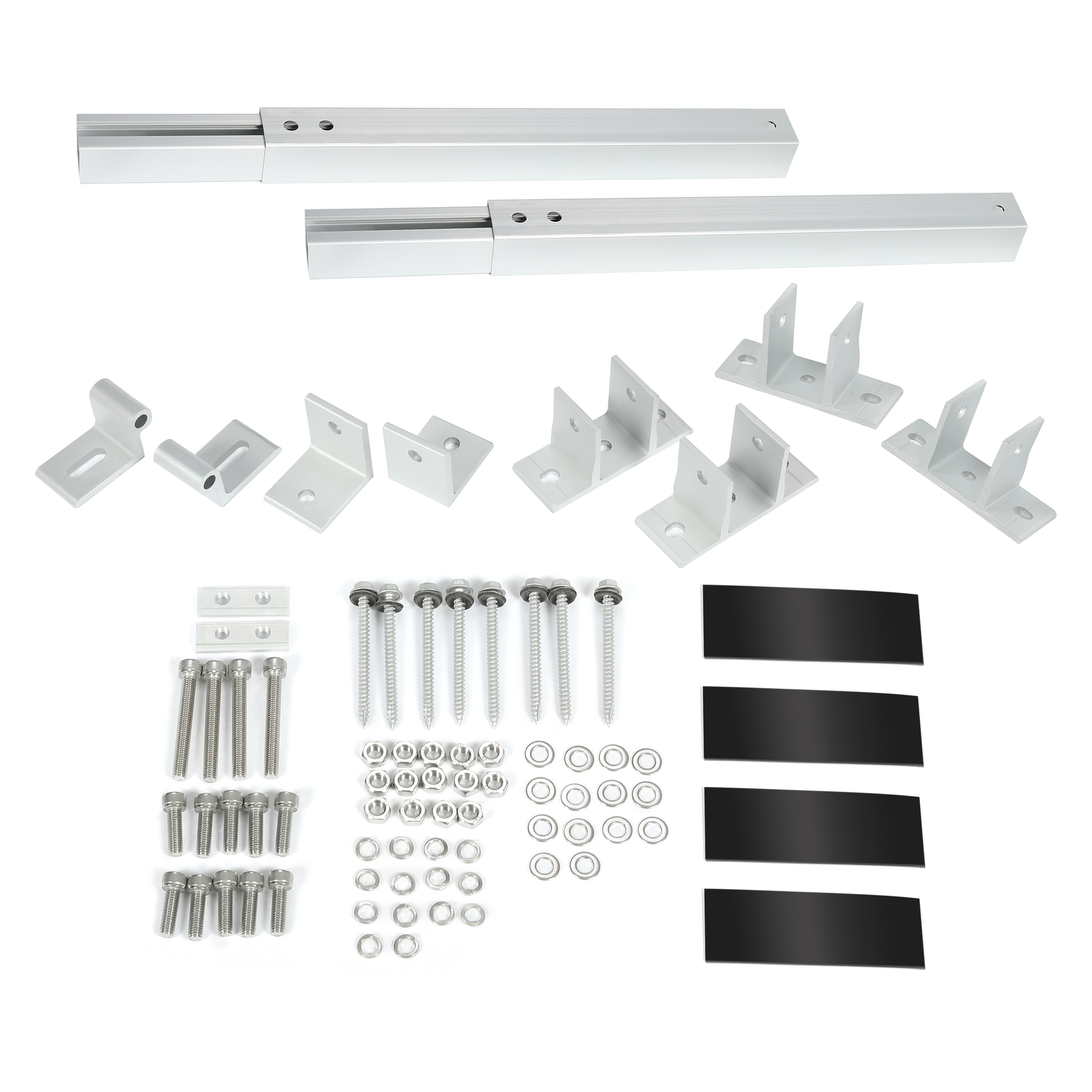 Adjustable Solar Panel Mount Brackets For RV Roof Boat Shed Any Flat Surface