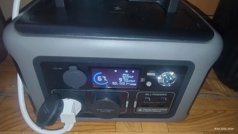 ALLPOWERS R600 Portable Power Station 299Wh LiFePO4 Battery – 600W AC Output
