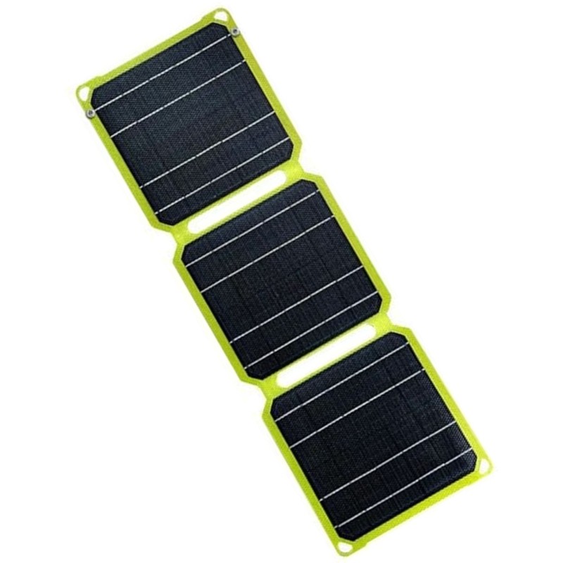 High Efficiency 5V Foldable Solars Panel for Backpacking and Survival Set