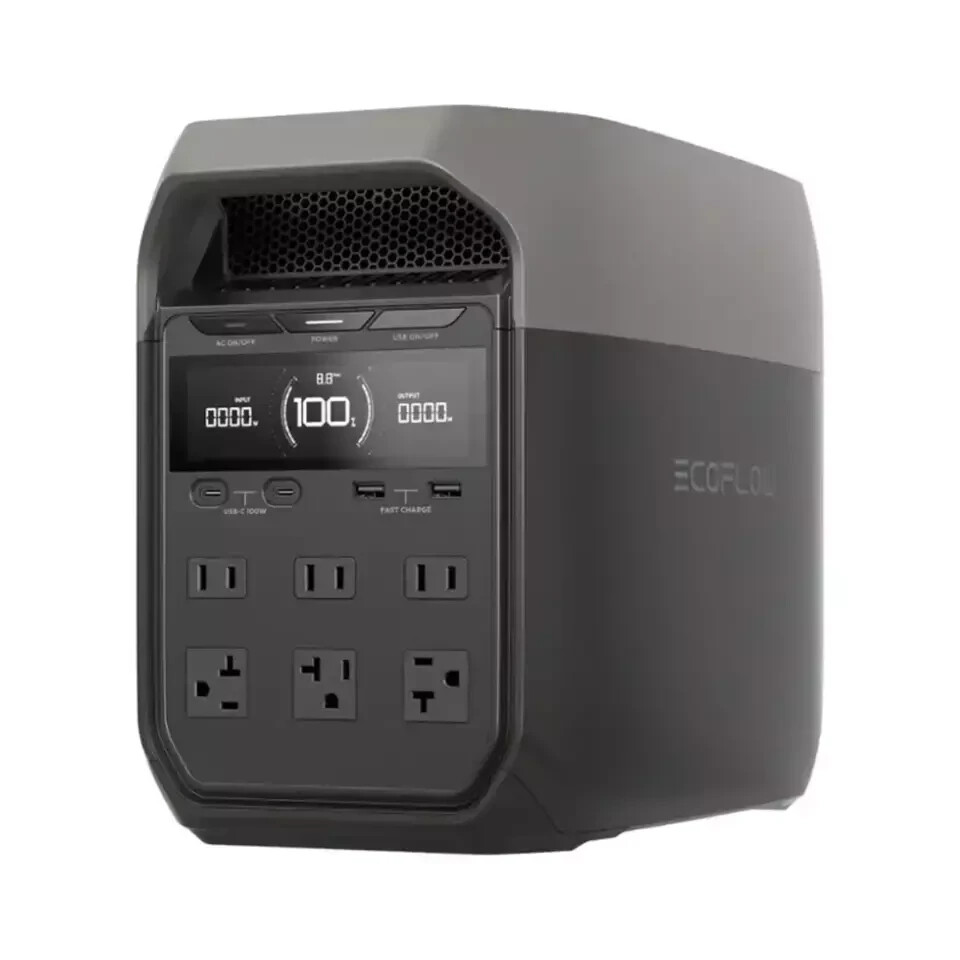 EcoFlow DELTA 3 1024Wh Up To 2600 Watt AC Output Portable Power Station