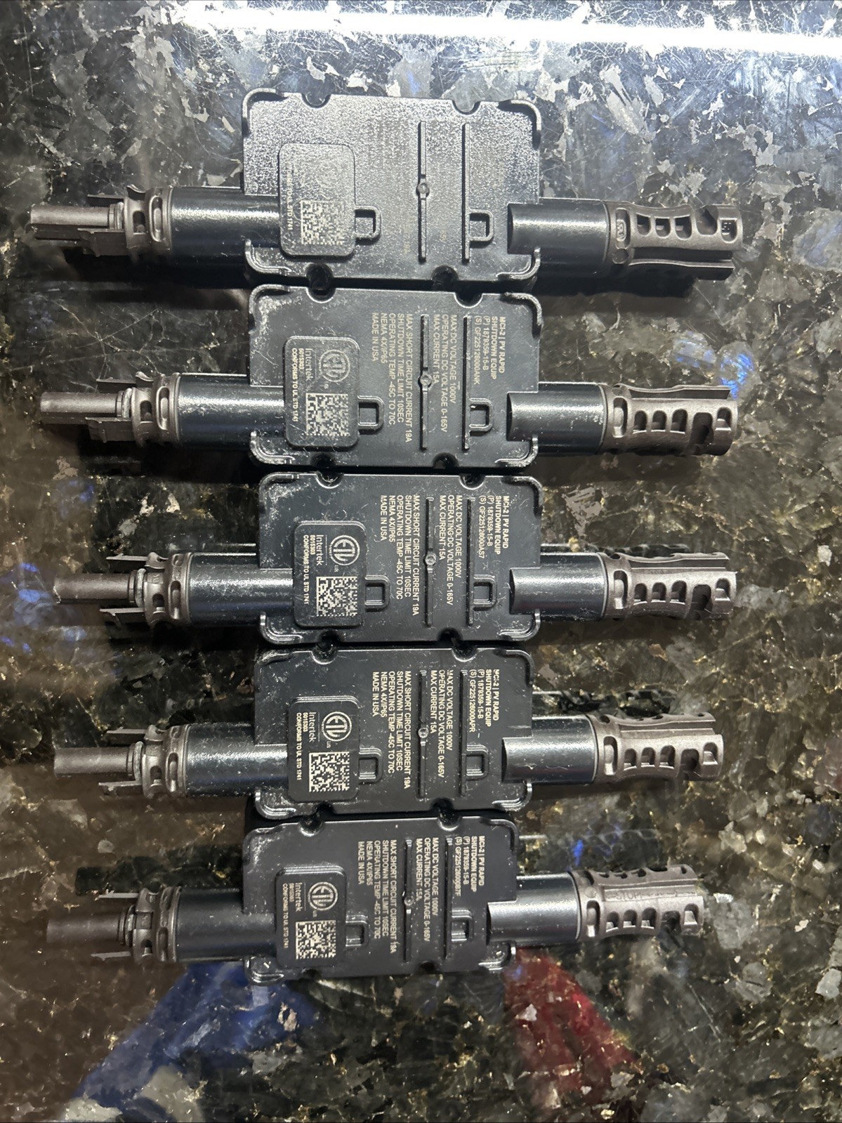 (QTY 5) Tesla MCI-2: PV Rapid Shutdown Equip Mid Circuit Interrupter 1879359-15B