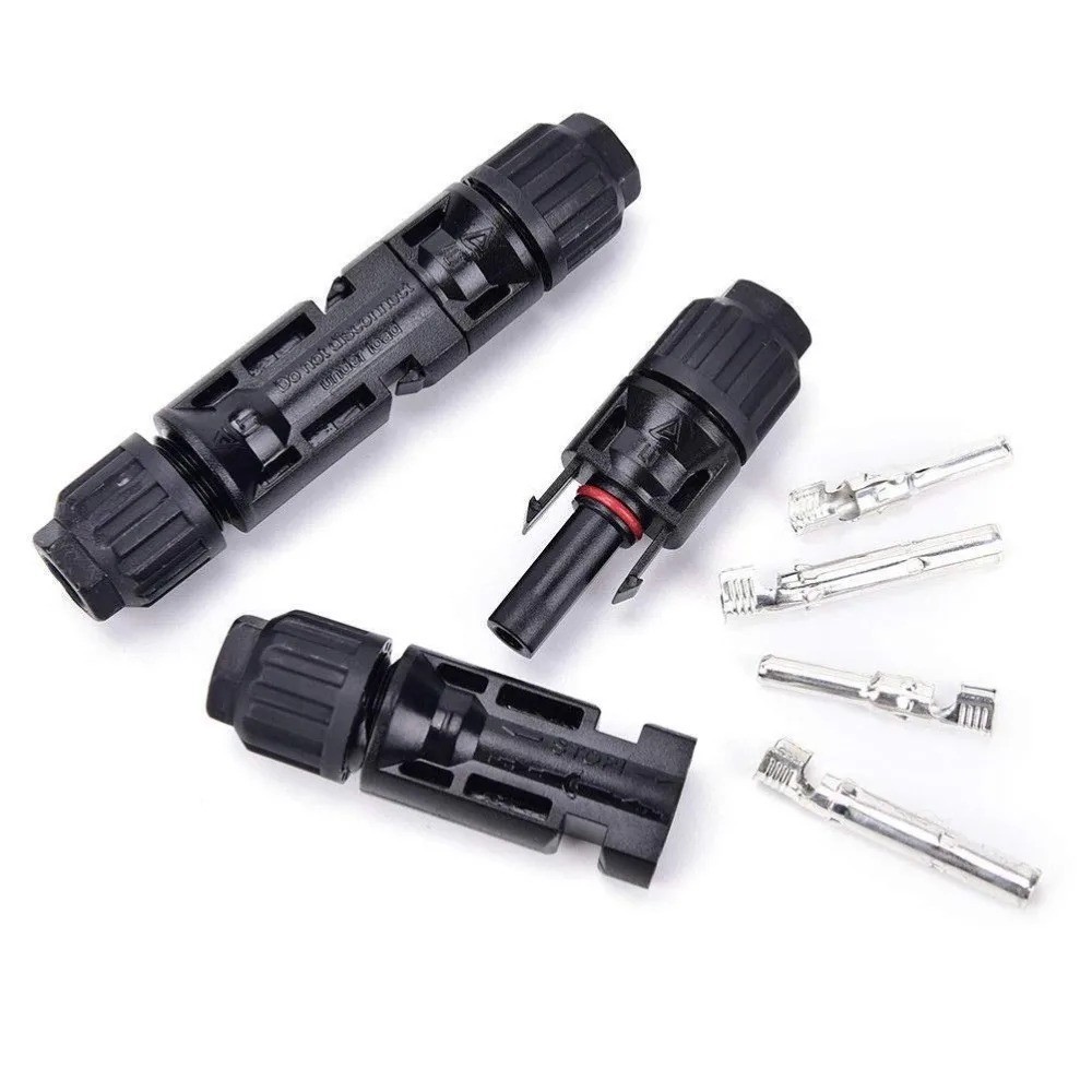 10 Pairs Solar Panel Connectors MC4 Male Female 30A Plug + 2 Spanners Kit