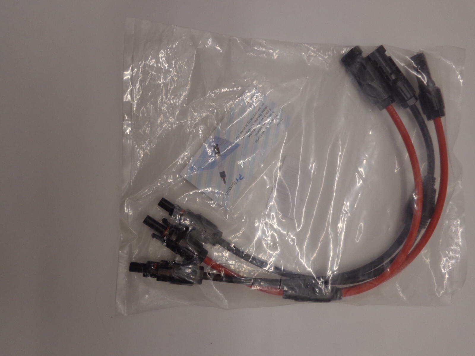 Solar Connectors Y Branch Parallel Adapter Cable Wire Plug Kit for Solar Panel
