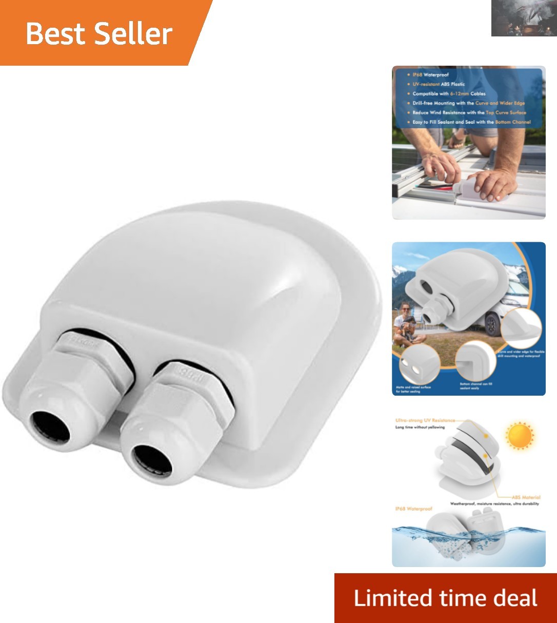 Multi-Functional Cable Gland for Solar Panels – Easy Installation Included