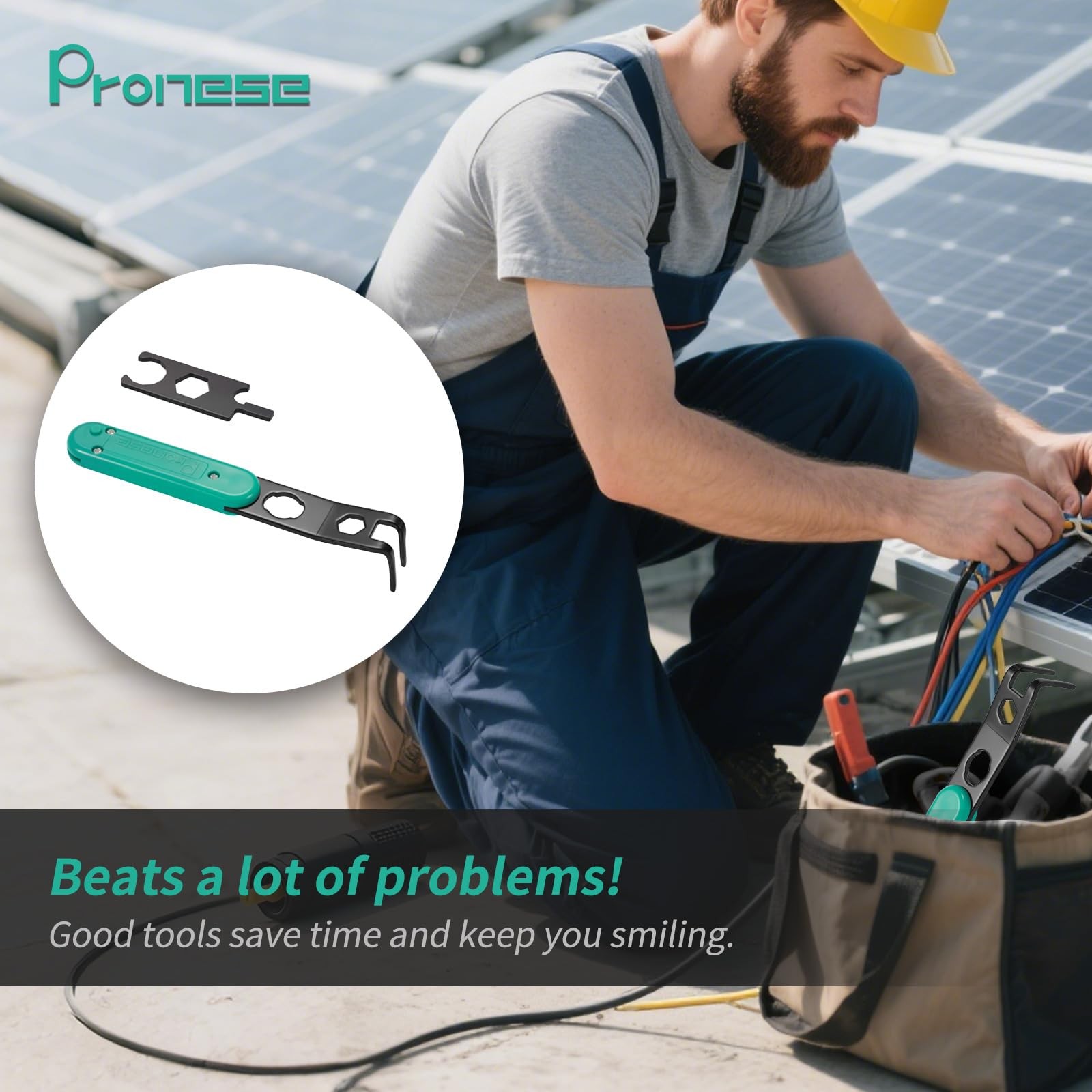Pronese Metal Solar Mc4 Disconnect Tool made by Heavy-Duty Steel,…