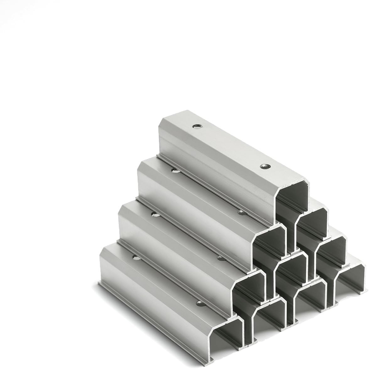 Solar Panel Mounting Kit with Clamps and Rails