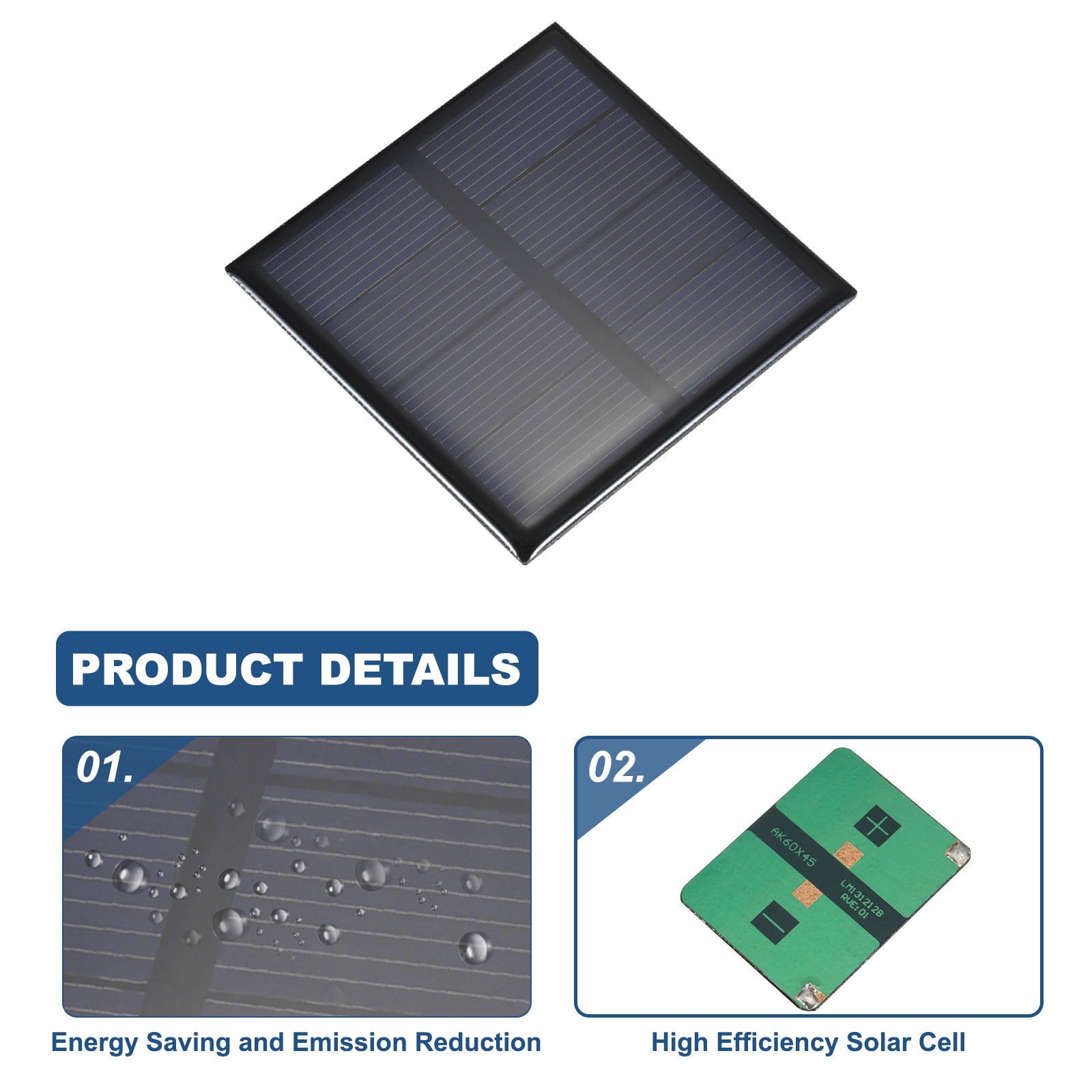 10PCS 2V 0.32W 0.16A Mini Solar Panels for Solar Power Small Solar Cells