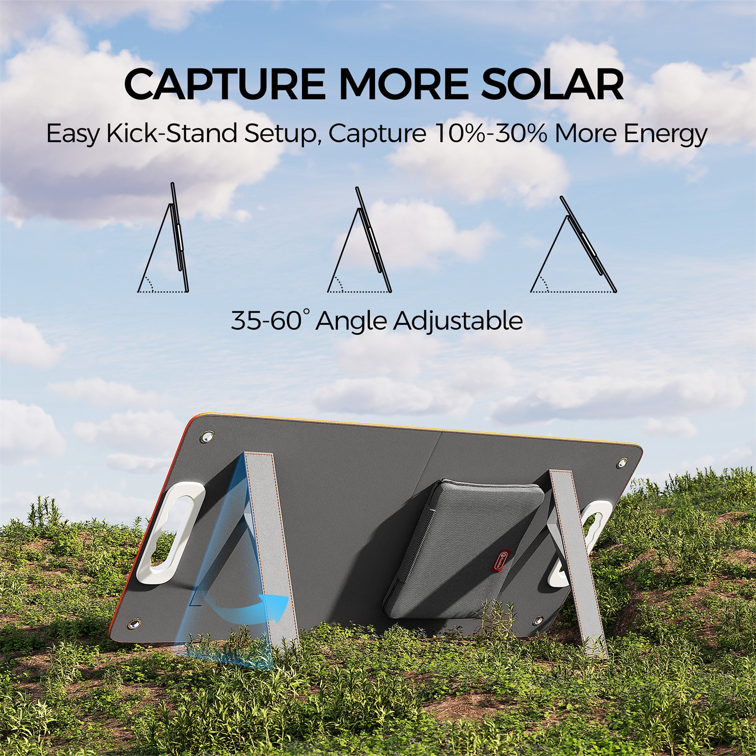 Flashfish 200W Portable Power Station Generator w/ Foldable 60W/18V Solar Panel