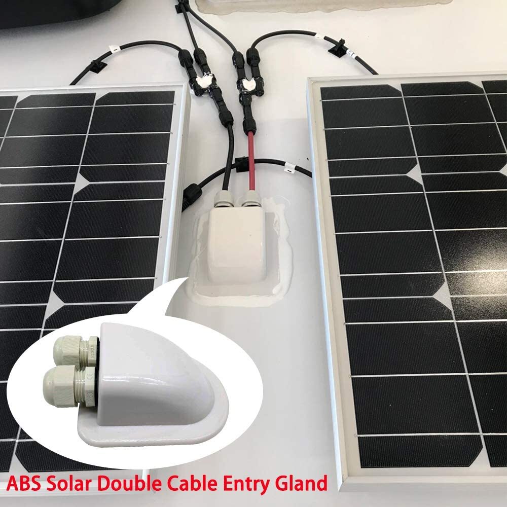 RV SOLAR Starter Package 100W 12V Monocrystalline With 20 AMP CHARGER CONTROL