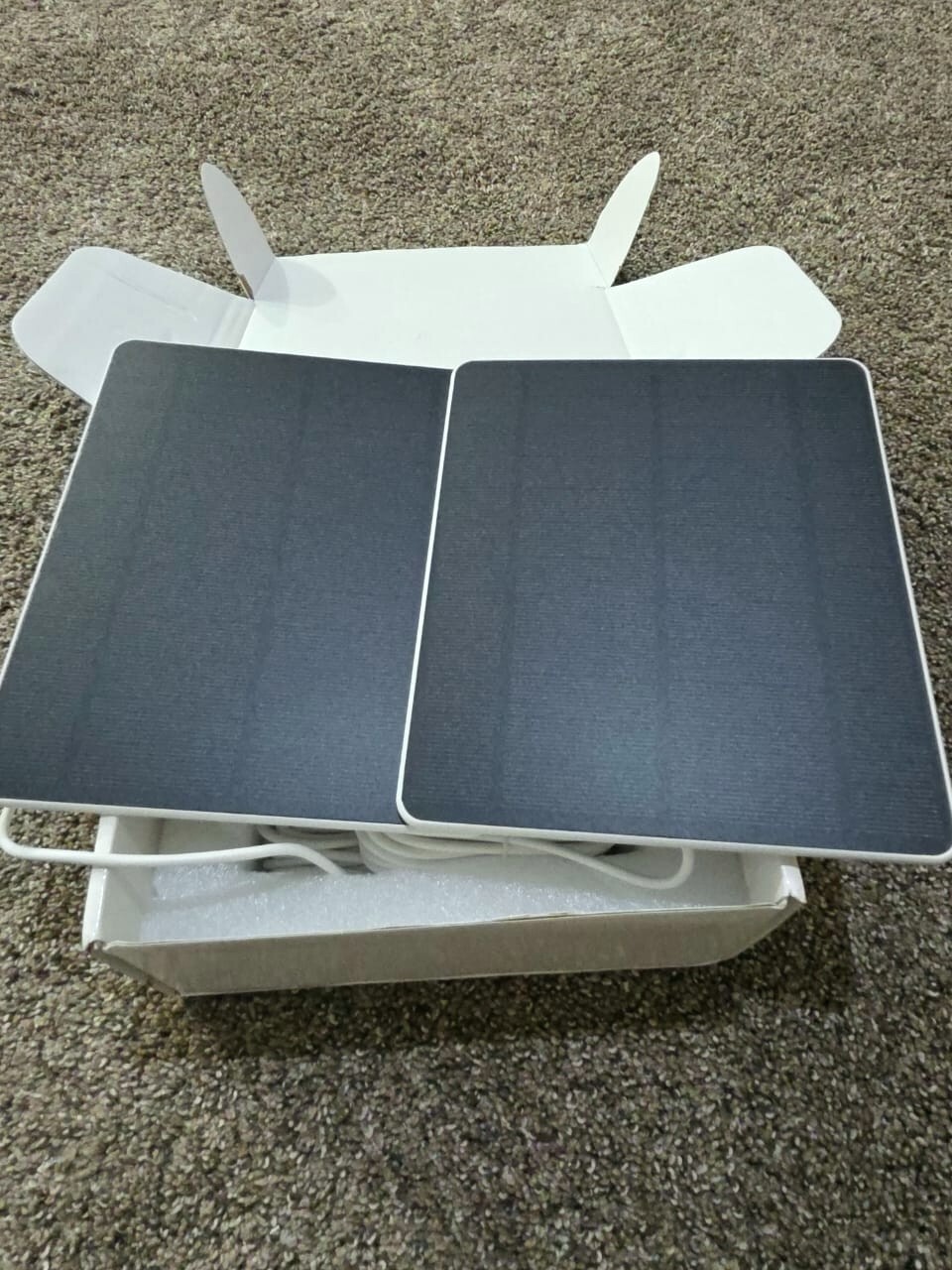 (2) 7″X5″ Solar Charging Panel for MICRO USB Camera 5V