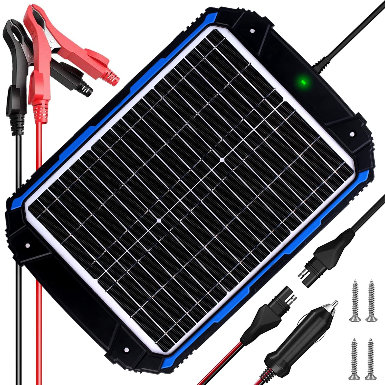 20W 12V Solar Battery Trickle Charger & Maintainer , Built-in Intelligent MPP…