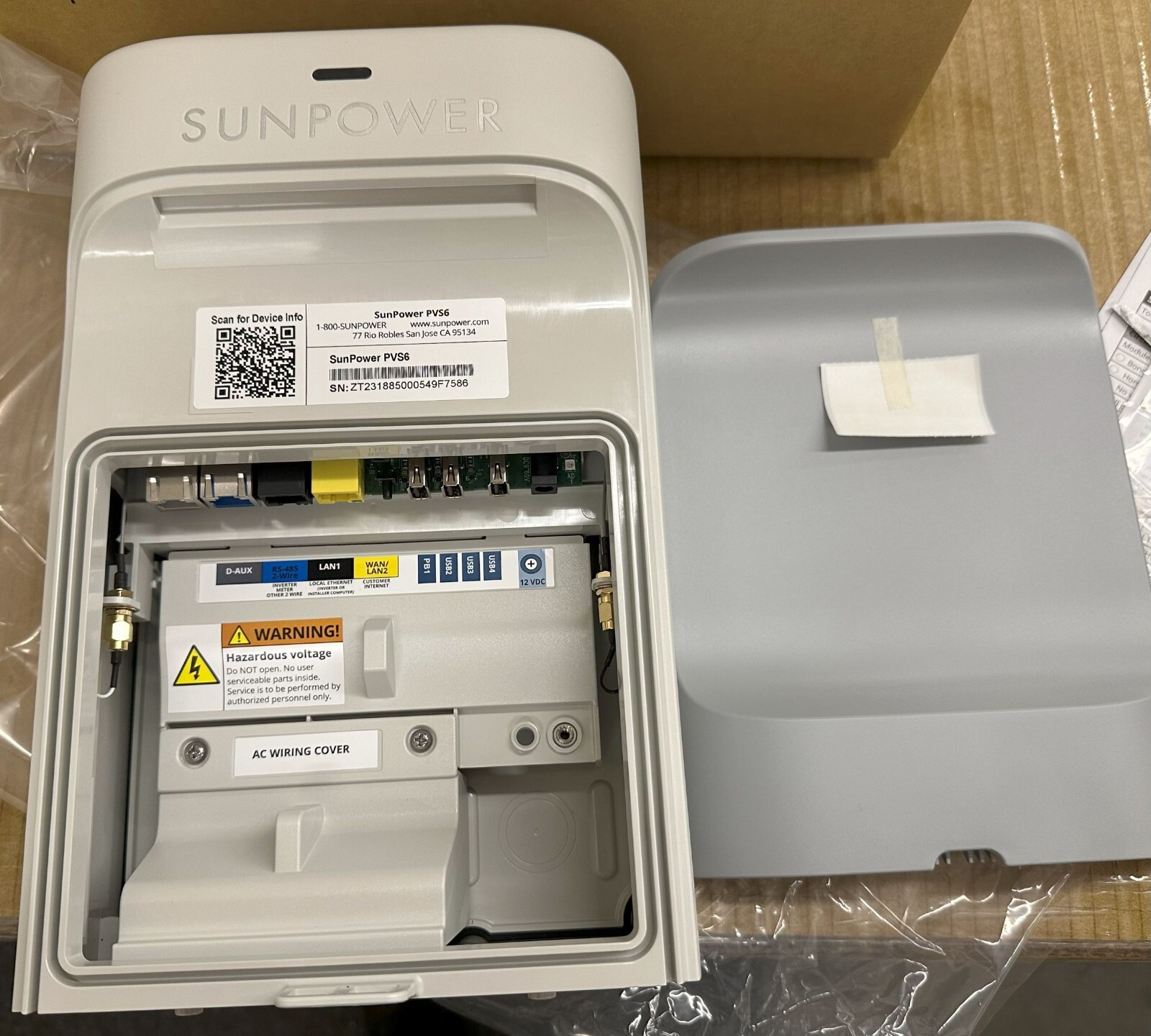 NEW IN BOX: Sunpower PV Supervisor 6 PVS6 Solar Power Monitor System by Zyxel