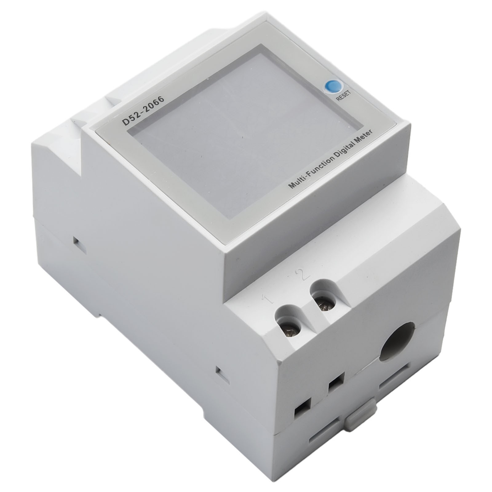 High Precision 100A DIN Rail AC Power Meter With Integrated Current Transformer