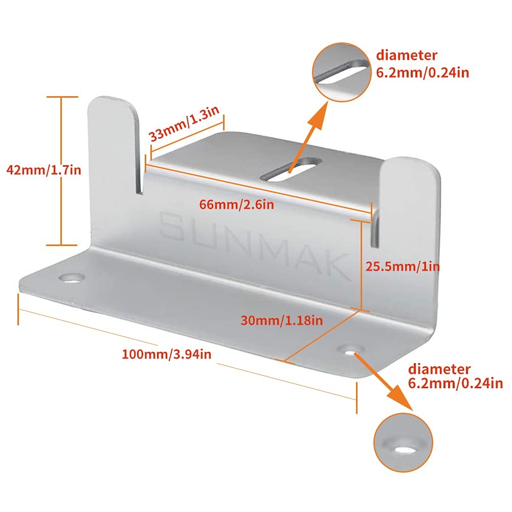 Solar Panel Mounting Brackets 16 Units per Set Z Brackets for Solar Panels