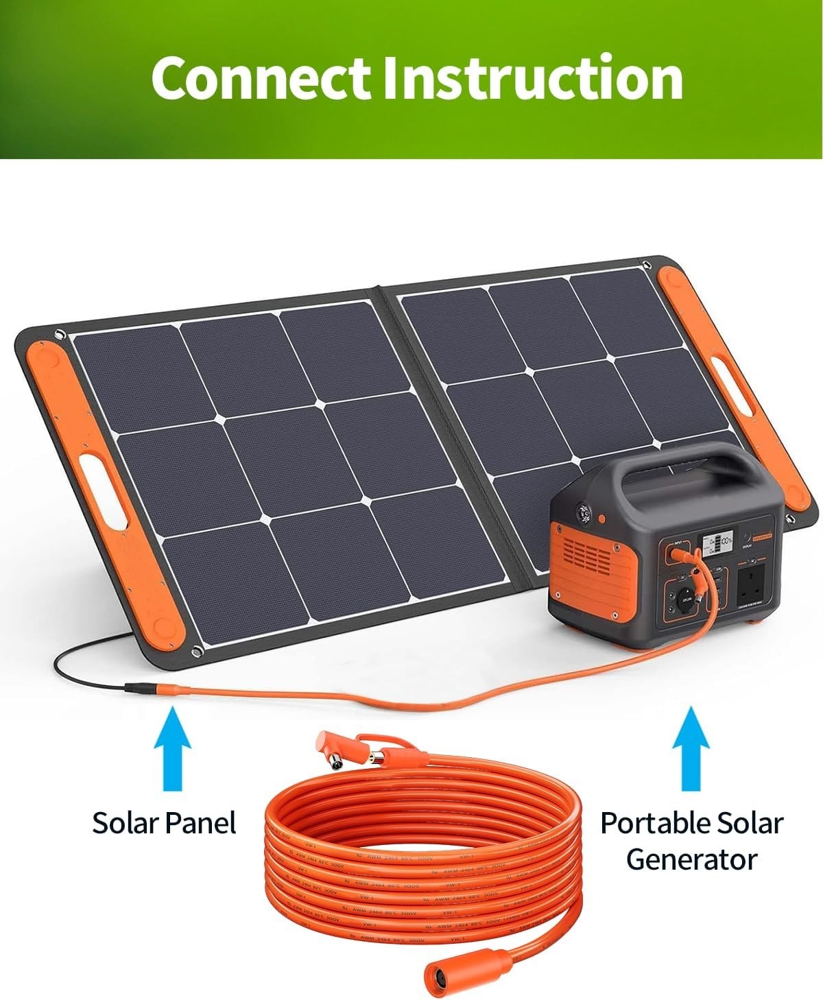 Reliable 30FT Solar Extension Cable for Outdoor Power – Quick Plug & Play Setup