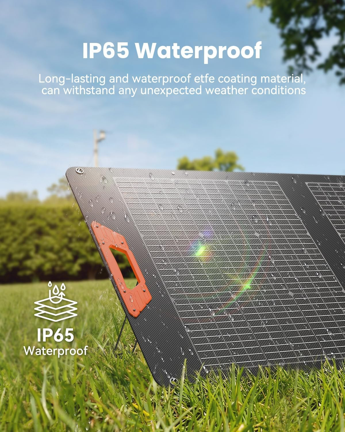 100W Bifacial Portable Solar Panel – Waterproof Charger for RV & Camping