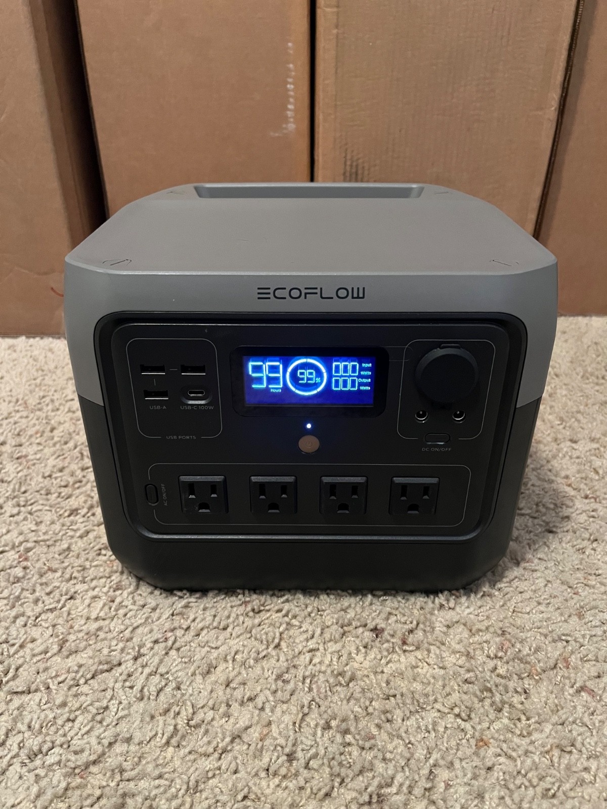 EcoFlow RIVER 2 Pro | 768Wh Portable Power Station | LFP Generator New Open Box!