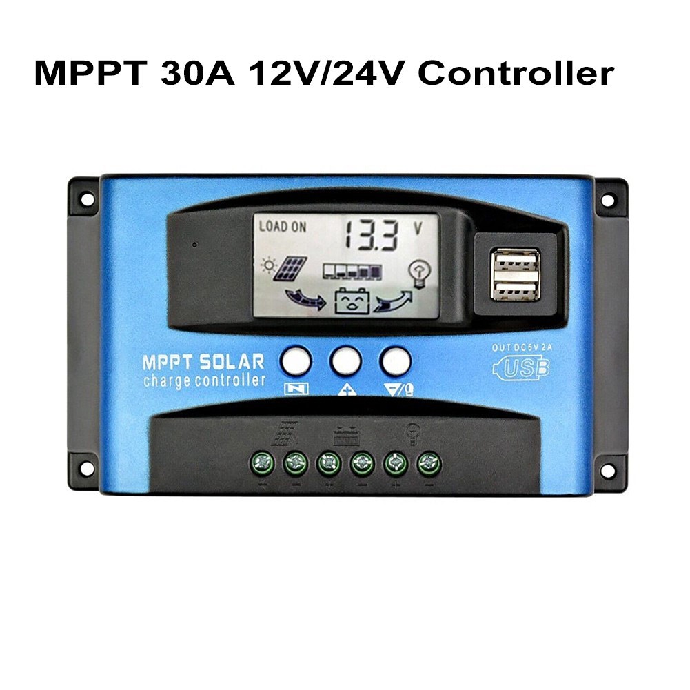 Auto Tracking For MPPT Solar Controller 12/24V with User Friendly LCD Display