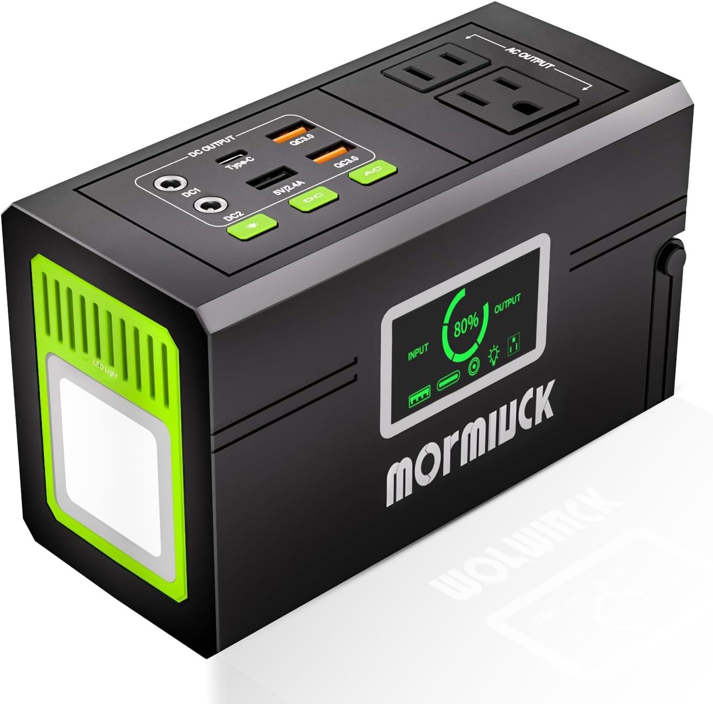Portable Power Station127W (Peak 150W),88.8Wh Solar Generator, Portable Power Su