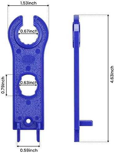 2 Pair Solar Spanner Wrenches for MC4 Connectors, Solar Panel Connector Tool Ass