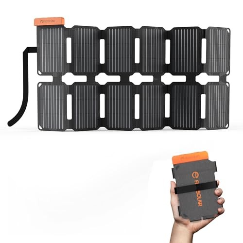 36W Ultra-Portable Solar Panel Charger with Quick Charge – USB-A & USB-C E-36W