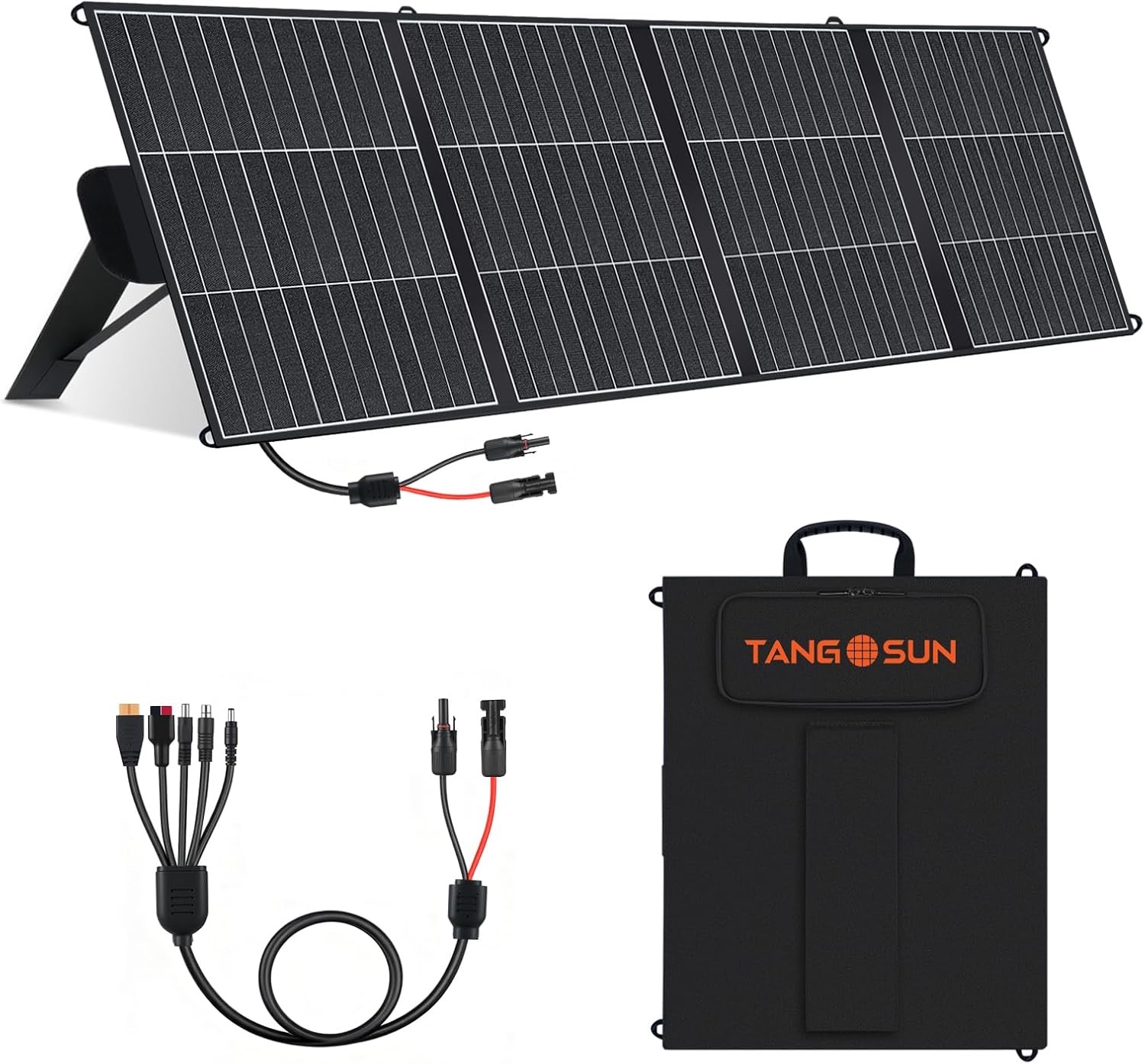 Foldable Solar Charger 200W HPBC ETFE MC4 USB Camping RV Power
