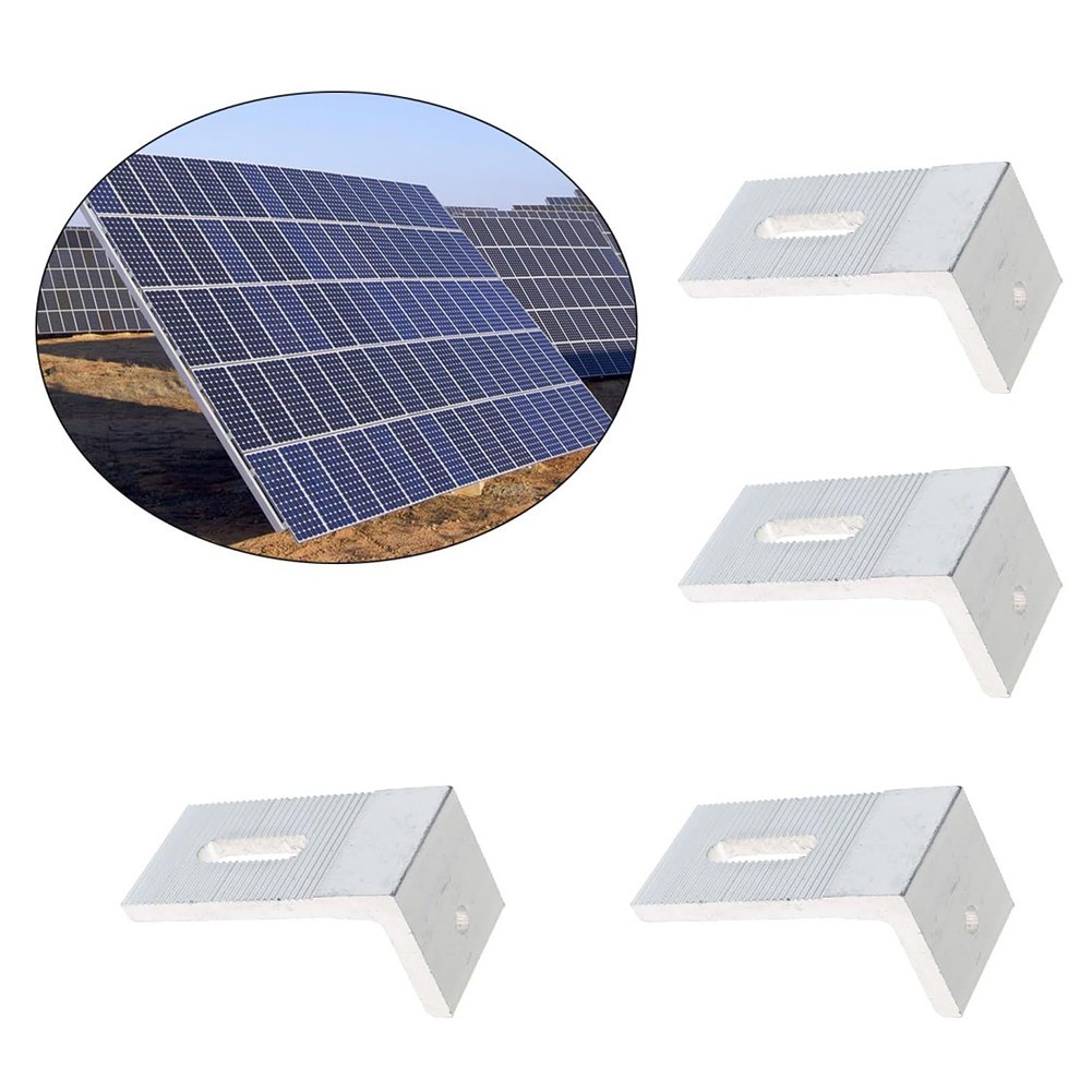 L Foot Solar Mount Glossy Finish Waterproof Design Roof PV Installation