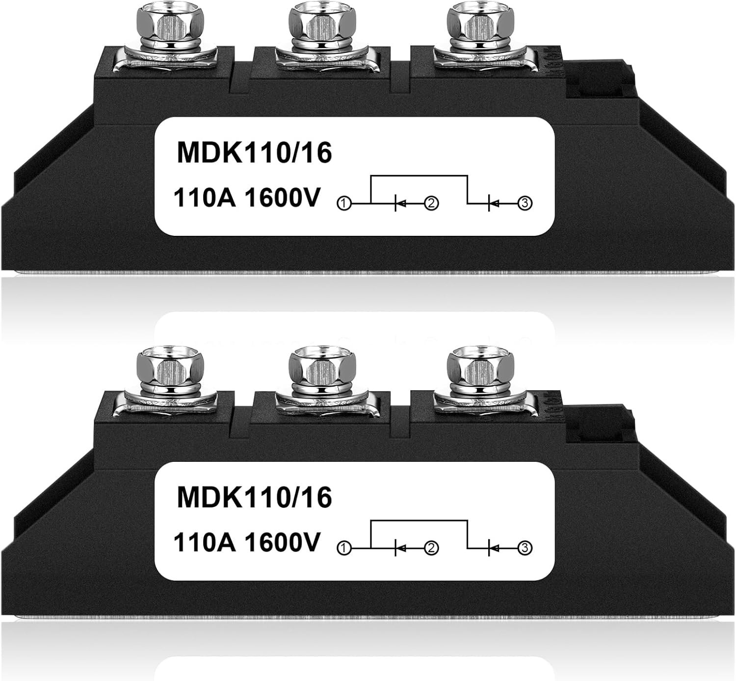 Solar Diode Anti Reverse Unidirectional Peak Voltage 1600V DC Blocking Set of 2