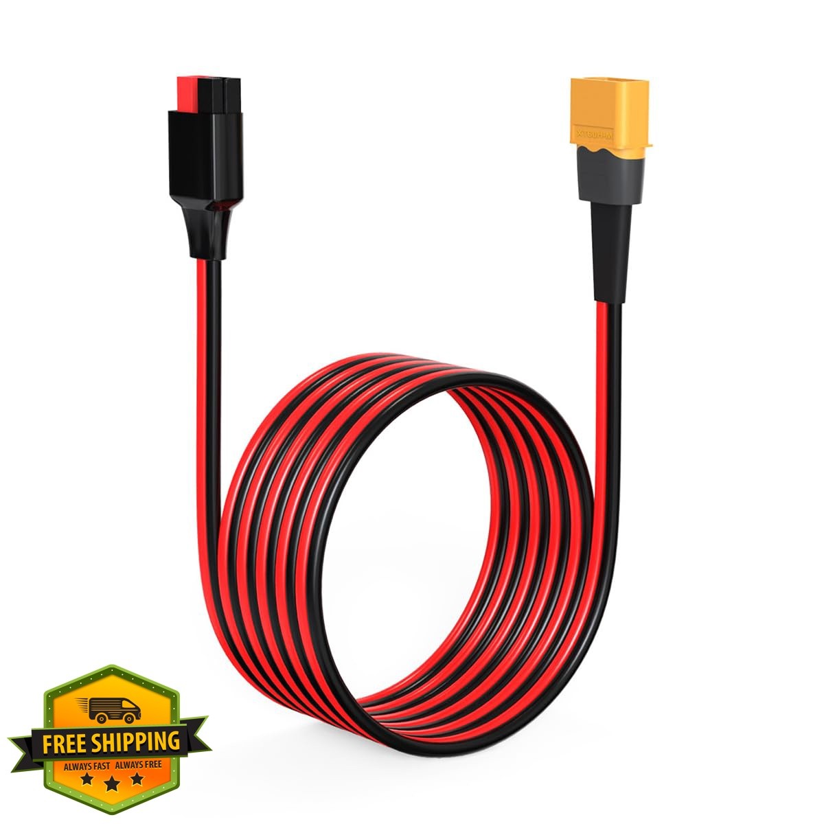 ELFCULB 6FT 12AWG XT60 Male Anderson Cable