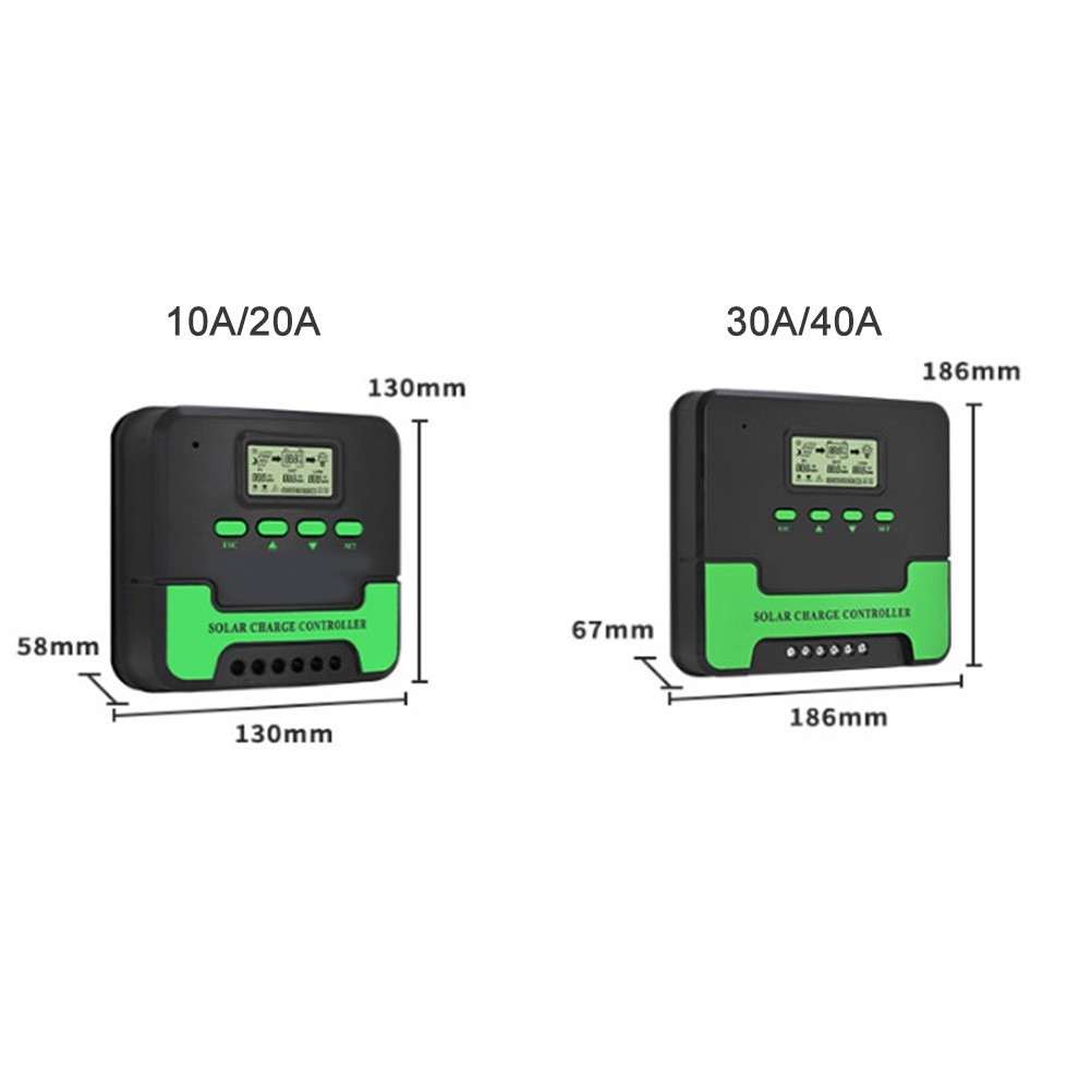 WiFi Solar Controller Large-section Wiring Port Smartphone App Control