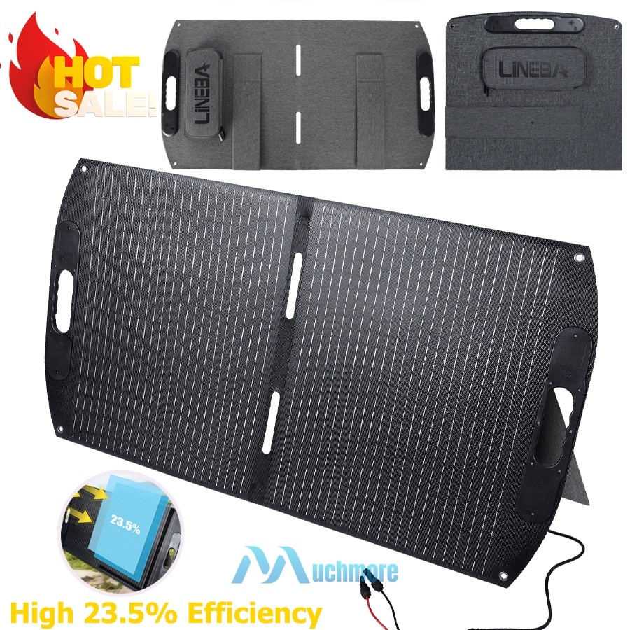 Foldable Solar Panel 100W 200W 400W Off-Grid Camping Charger Power Station RV