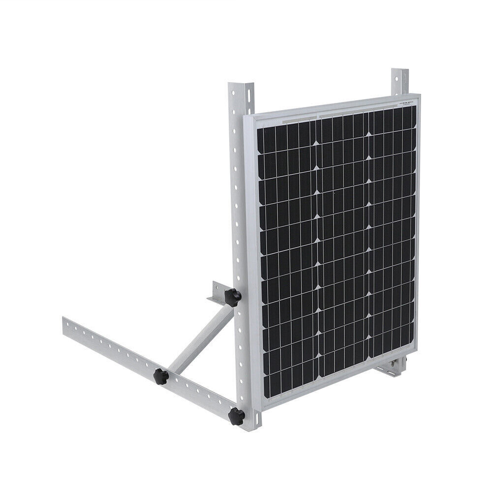 28″ Solar Panel RV Tilt Mount Brackets Ground Roof Flat Surface Adjustable Frame