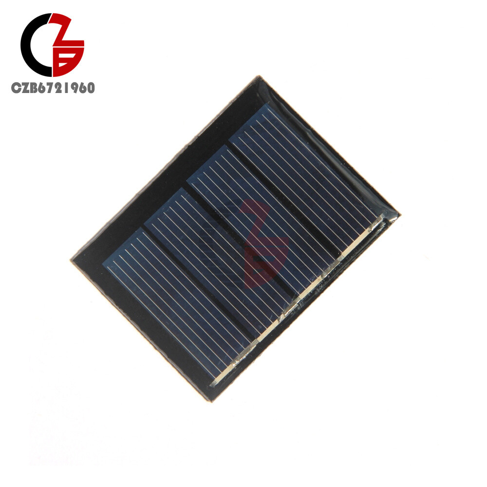 Mini Mono Solar Panel Small Solar Cell PV Module Charger 0.5V/2V/5V/6V/9V/12V