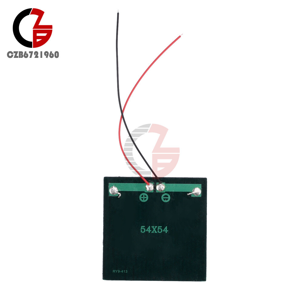 5Pcs 1.5/2/3/5V 60/120/130/150mA Solar Cell Panel Module DIY Solar Panel w/Wire