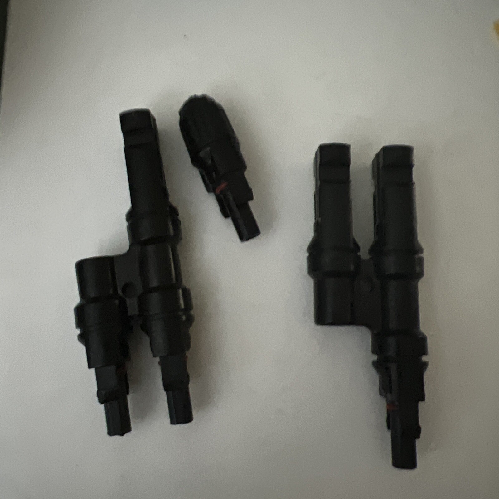1 Pairs Solar Panel T Branch Connectors Cable Splitter Coupler Combiner T2