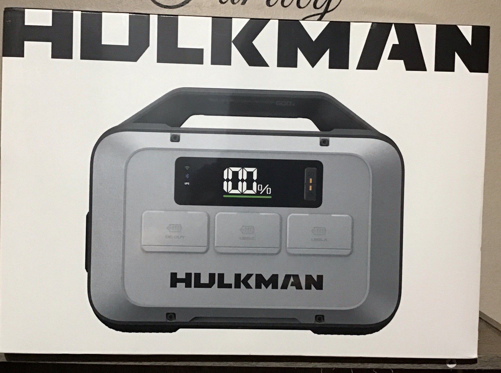 Hulkman Mega Space Gray,576Wh Portable Power Station,Performs at -4�F