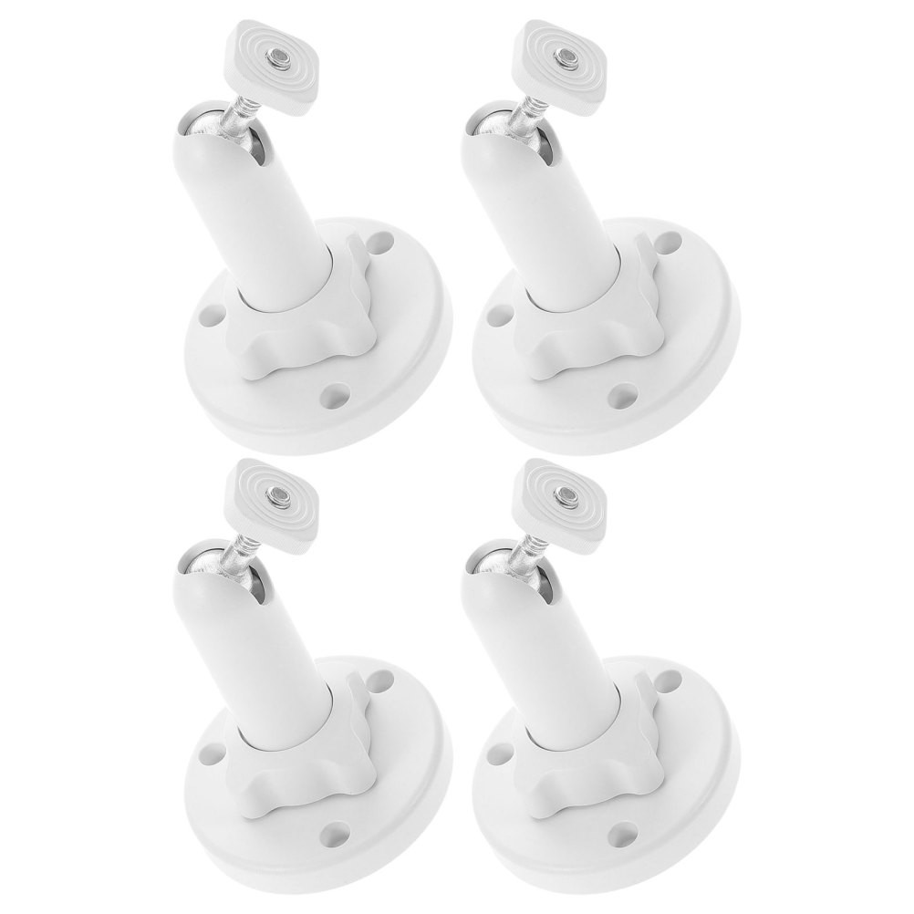 4Pcs White ABS Solar Panel Rack Adjustable Weather Resistant Mounting Brackets