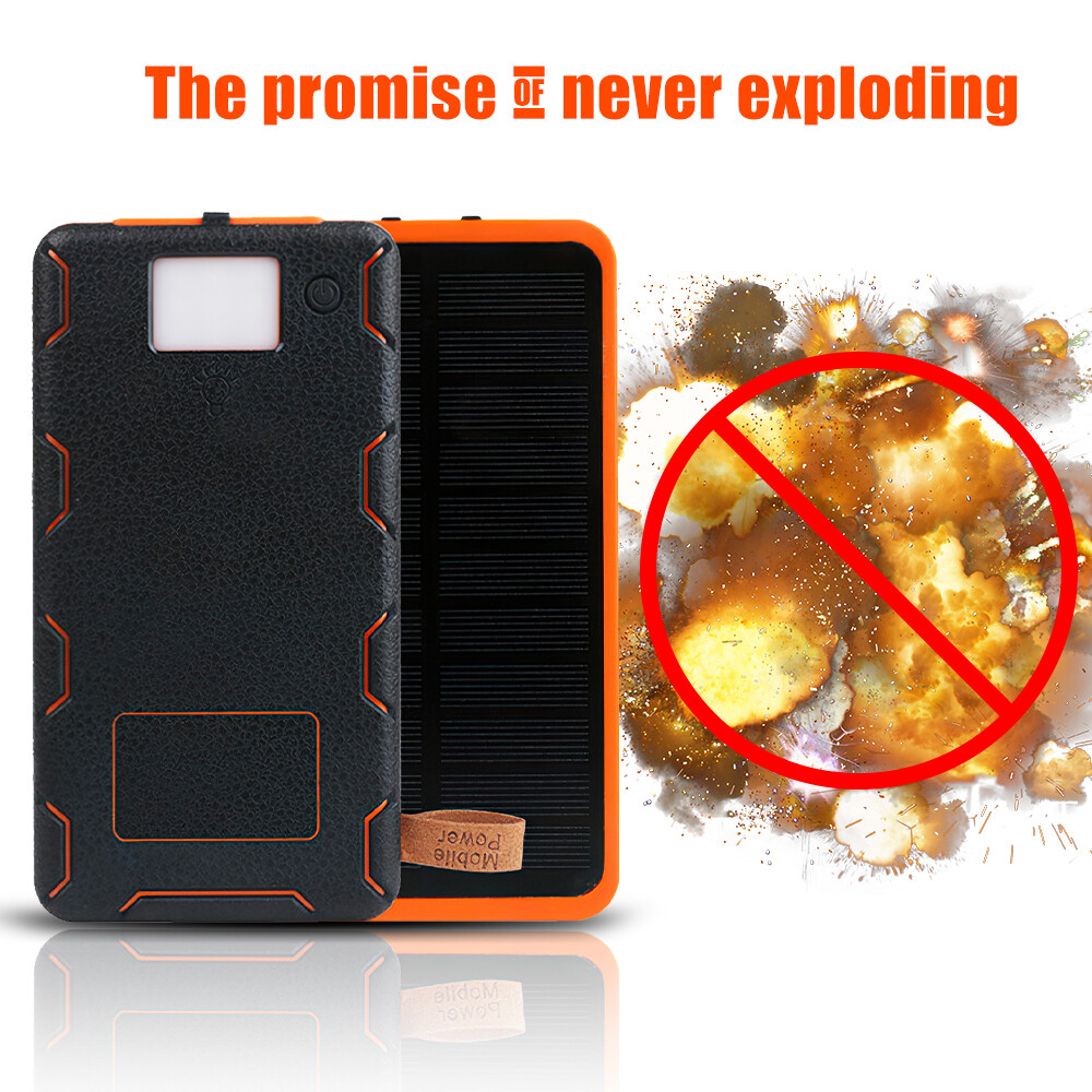 46800mAh Portable 6 Solar Panel Charger Folding Solar Power Bank For Cell Phone