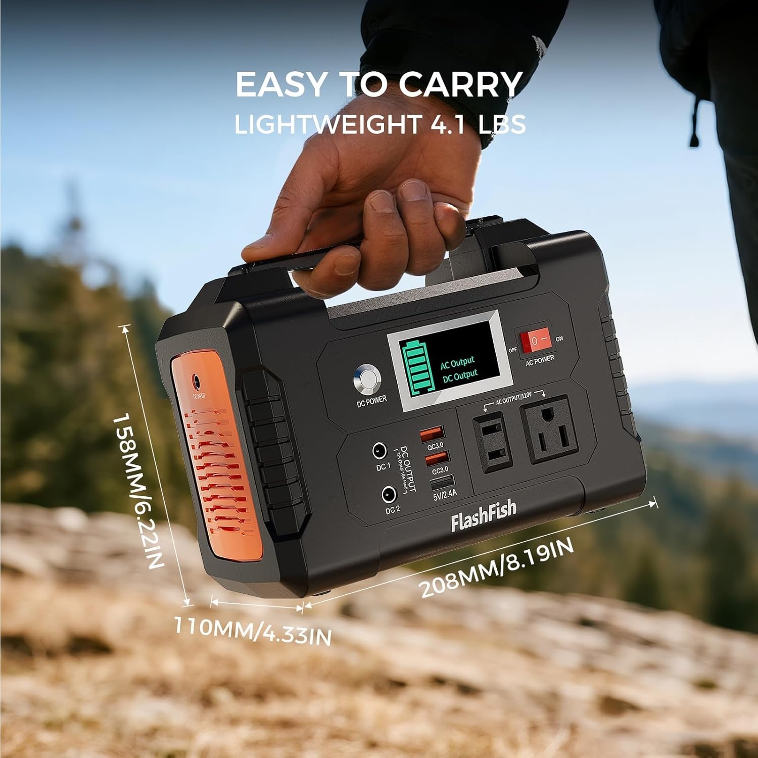 Flashfish 200W Portable Power Station