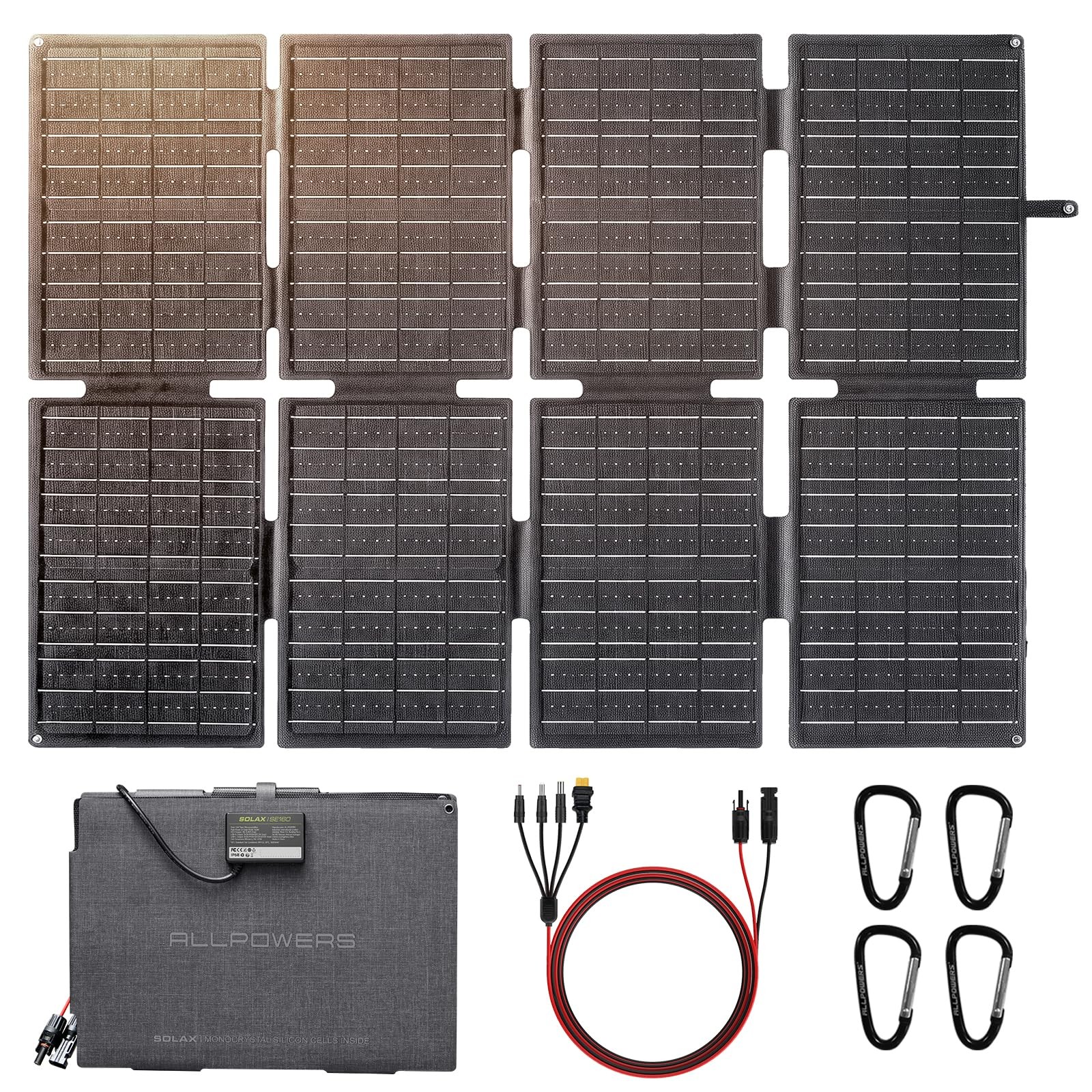 ALLPOWERS R2500 V2 1920Wh Portable Power Station with 160W Solar Panel Home Use