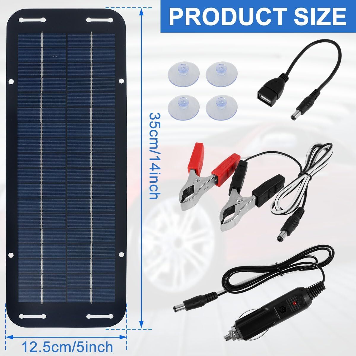 1-4x 30W Solar Panel Kit 12V Waterproof Portable Battery Charger for Boat Car RV