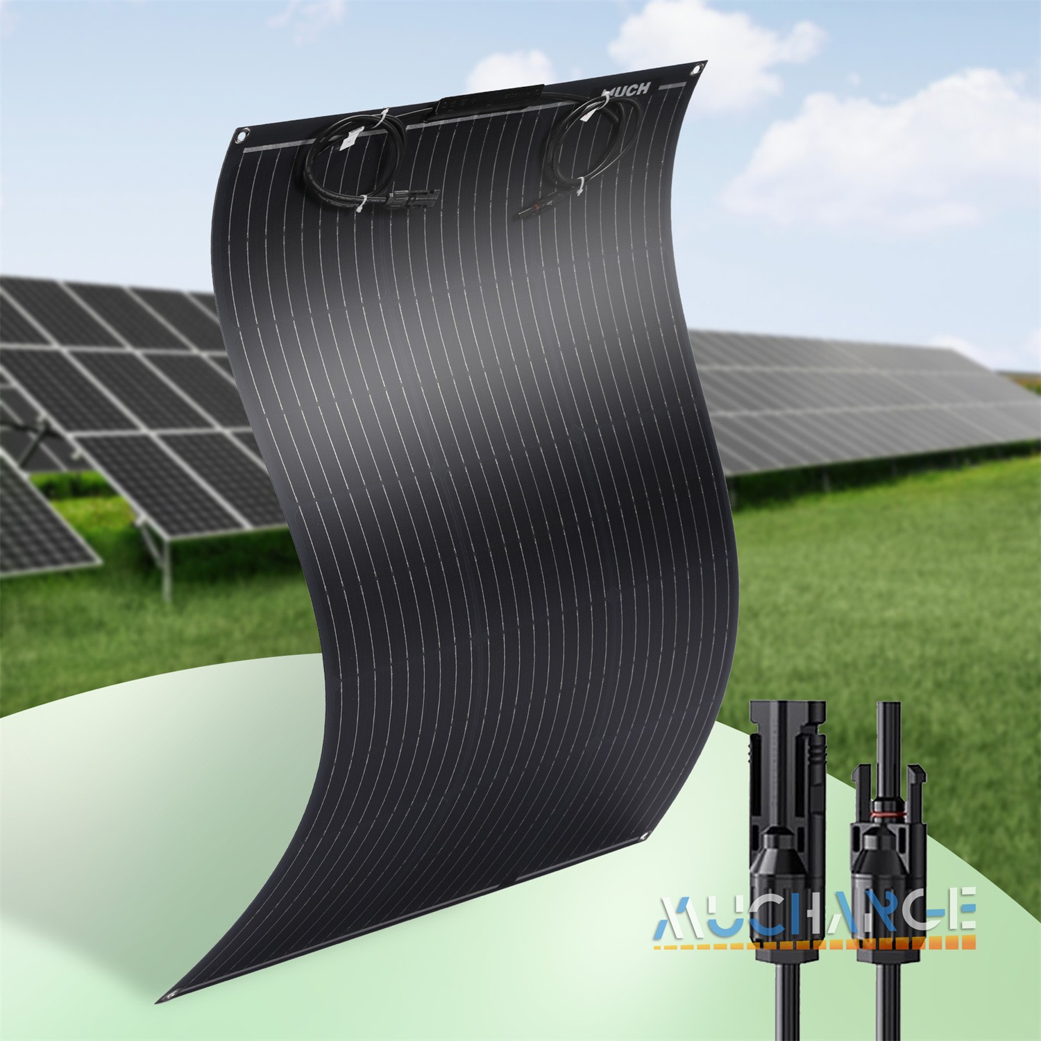 100/200/400W High Effciency Flexible Solar Panel Kit for RV Battery Boating